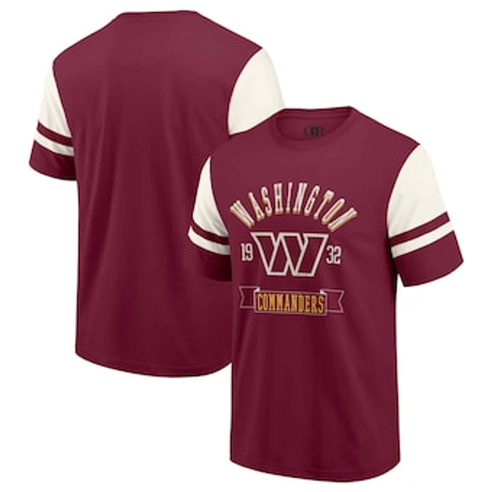 Men's Darius Rucker Collection by Fanatics  Burgundy Washington Commanders Football T-Shirt