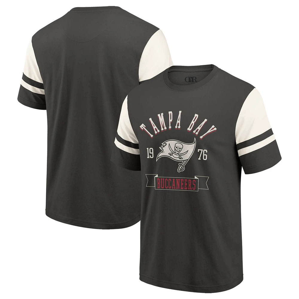 Men's Darius Rucker Collection by Fanatics  Pewter Tampa Bay Buccaneers Football T-Shirt