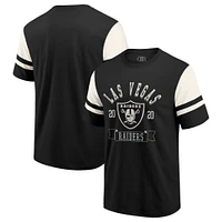 Men's Darius Rucker Collection by Fanatics  Black Las Vegas Raiders Football T-Shirt