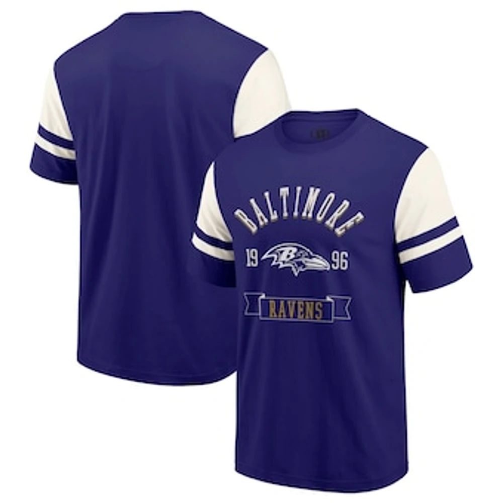 Men's Darius Rucker Collection by Fanatics  Purple Baltimore Ravens Football T-Shirt