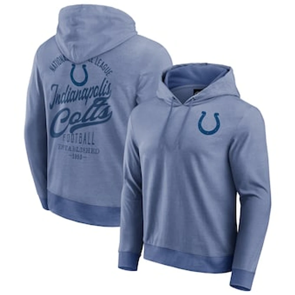 Men's Darius Rucker Collection by Fanatics Royal Indianapolis Colts Tonal Knit Pullover Hoodie