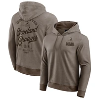 Men's Darius Rucker Collection by Fanatics Brown Cleveland Browns Tonal Knit Pullover Hoodie