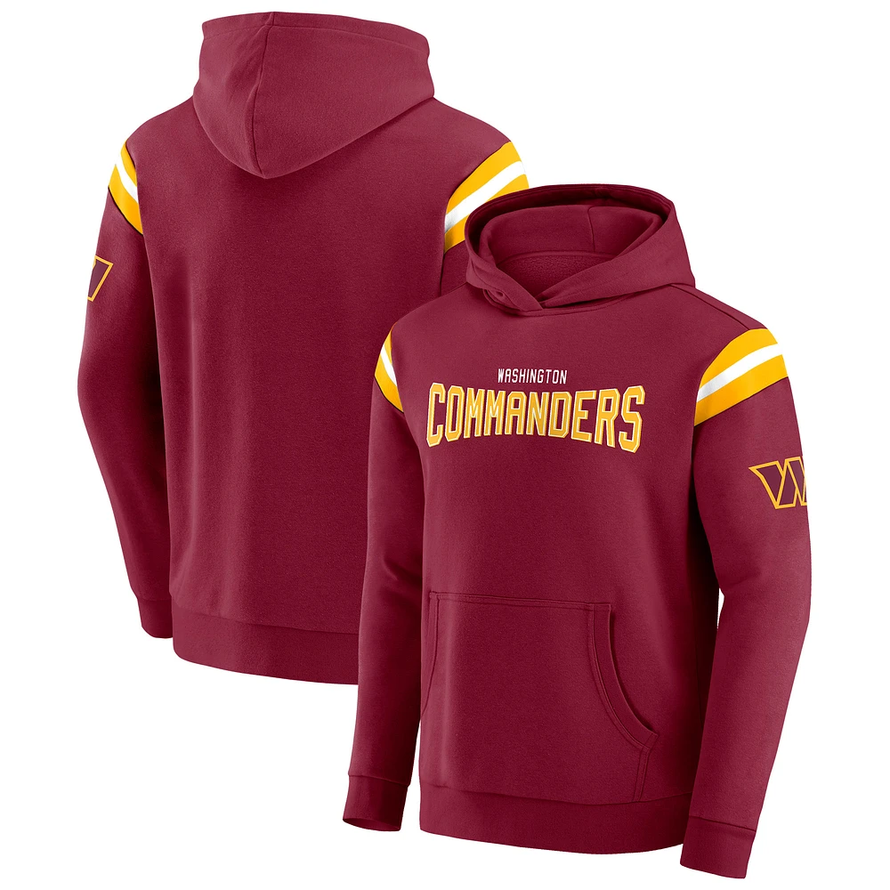 Men's Darius Rucker Collection by Fanatics Burgundy Washington Commanders Football Washed Pullover Hoodie