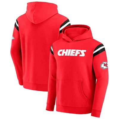 Men's Darius Rucker Collection by Fanatics Red Kansas City Chiefs Football Washed Pullover Hoodie