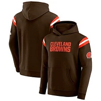 Men's Darius Rucker Collection by Fanatics Brown Cleveland Browns Football Washed Pullover Hoodie