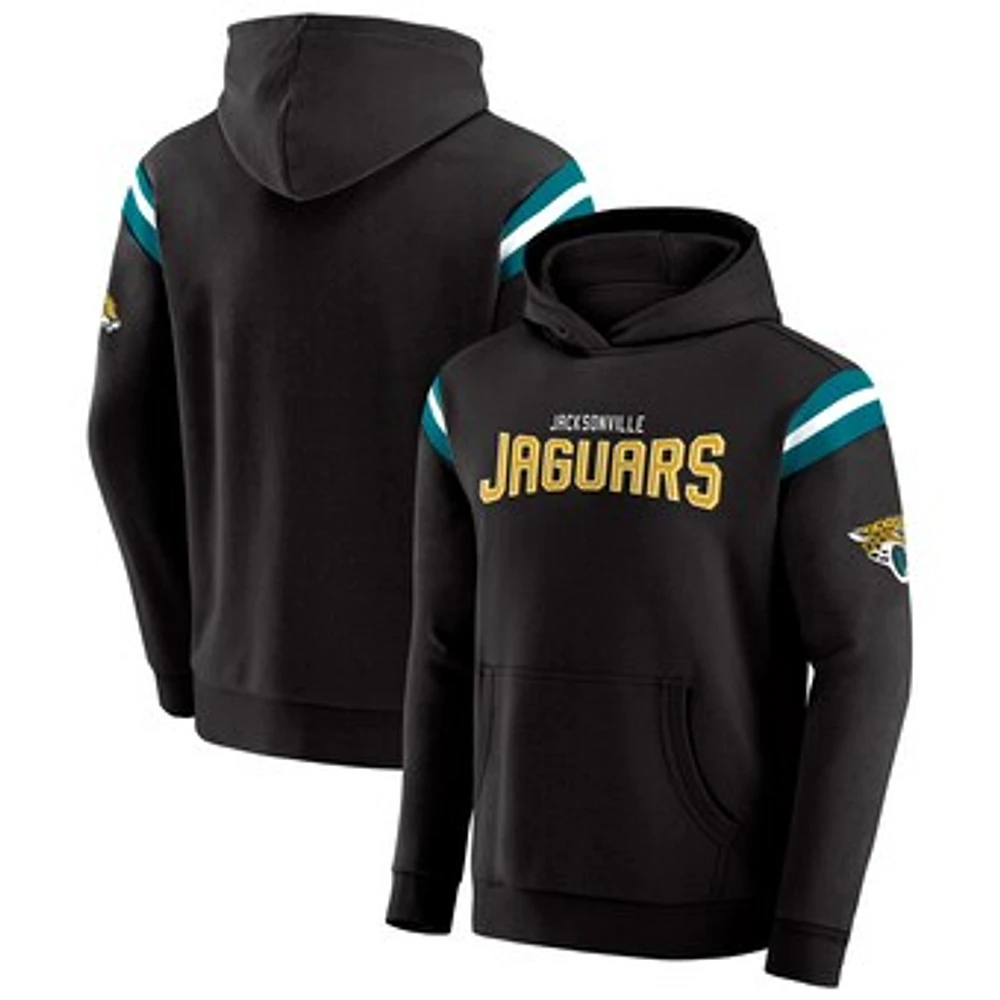 Men's Darius Rucker Collection by Fanatics Black Jacksonville Jaguars Football Washed Pullover Hoodie