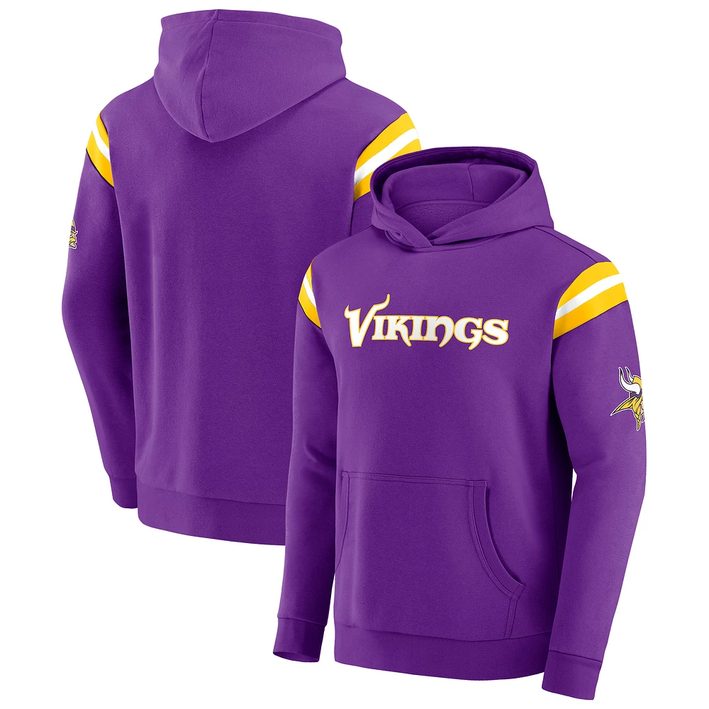 Men's Darius Rucker Collection by Fanatics Purple Minnesota Vikings Football Washed Pullover Hoodie