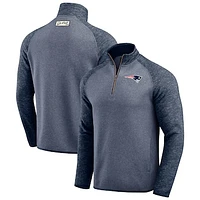 Men's Darius Rucker Collection by Fanatics Navy New England Patriots Tonal Quarter-Zip Jacket