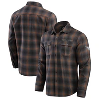 Men's Darius Rucker Collection by Fanatics Charcoal Arizona Cardinals Classic Flannel Long Sleeve Button-Up Shirt