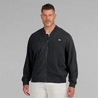 Men's J. Palmer Black San Francisco 49ers Lightweight Cover-4 Tri-Blend Full-Zip Jacket