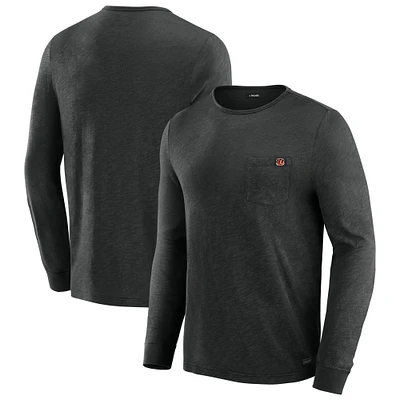 Men's J. Palmer Black Cincinnati Bengals In-The-Pocket Long Sleeve T-Shirt