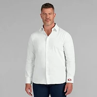 Men's J. Palmer White San Francisco 49ers Man-In-Motion Long Sleeve Button-Up Dress Shirt