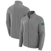 Men's J. Palmer Graphite Philadelphia Eagles QB1 Full-Zip Sweatshirt