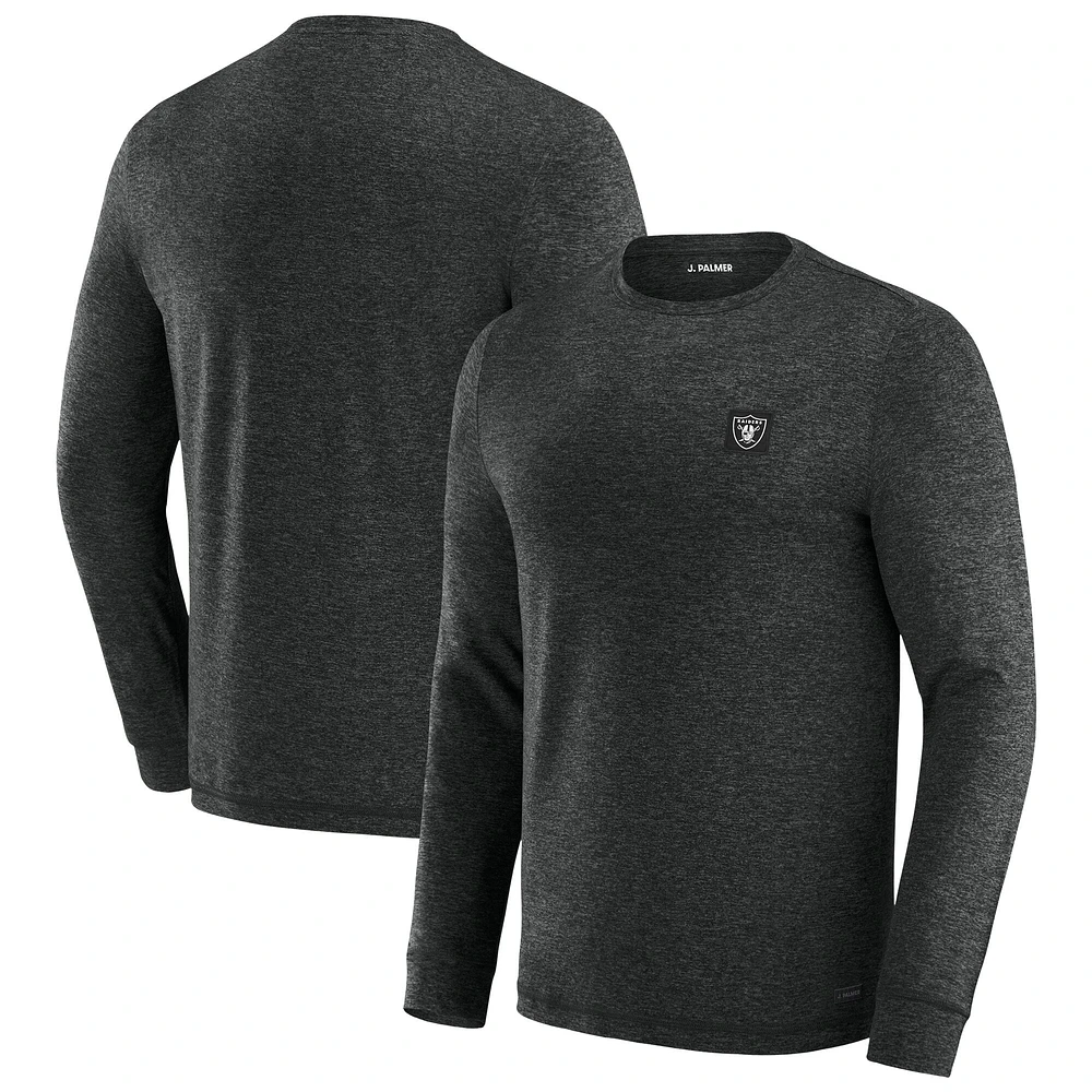 Men's J. Palmer Black Las Vegas Raiders Four Down Long Sleeve T-Shirt