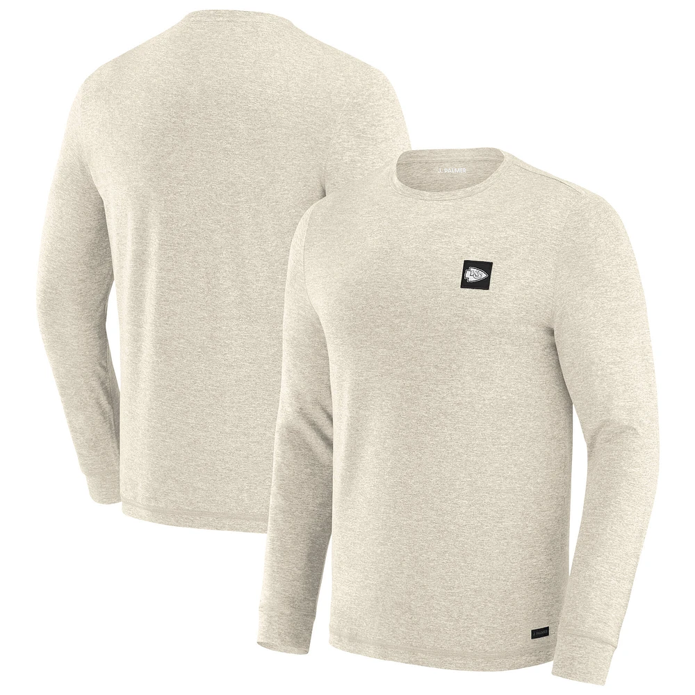 Men's J. Palmer White Kansas City Chiefs Four Down Long Sleeve T-Shirt