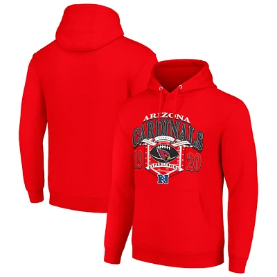 Men's Starter Cardinal Arizona Cardinals 80s Retro Pullover Hoodie