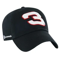 Men's '47 Black Richard Childress Racing #3 Goodwrench Heavy Twill Sure Shot Clean Up Adjustable Hat