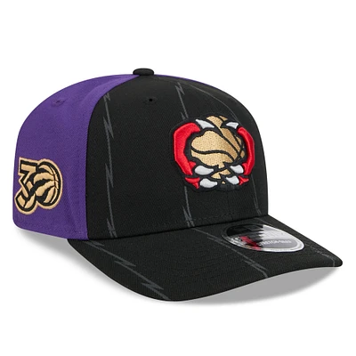 Men's New Era Black/Purple Toronto Raptors 2024/25 City Edition 9SEVENTY Adjustable Hat