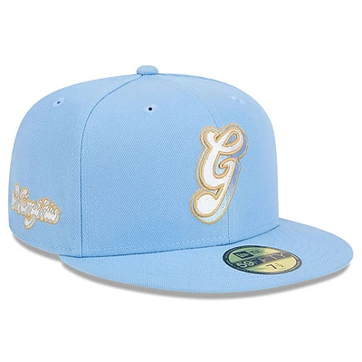 Men's New Era Blue Memphis Grizzlies 2024/25 City Edition Alternate 59FIFTY Fitted Hat