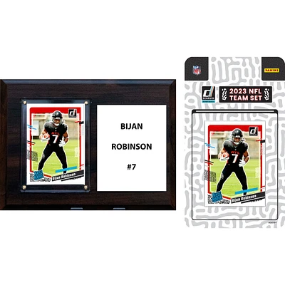 Atlanta Falcons 6" x 8" Player Plaque & 2023 Team Trading Card Set