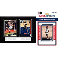 Minnesota Timberwolves 6" x 8" Player Plaque & 2023-24 Team Trading Card Set