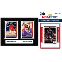 New Orleans Pelicans 6" x 8" Player Plaque & 2023-24 Team Trading Card Set