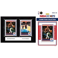 New York Knicks 6" x 8" Player Plaque & 2023-24 Team Trading Card Set