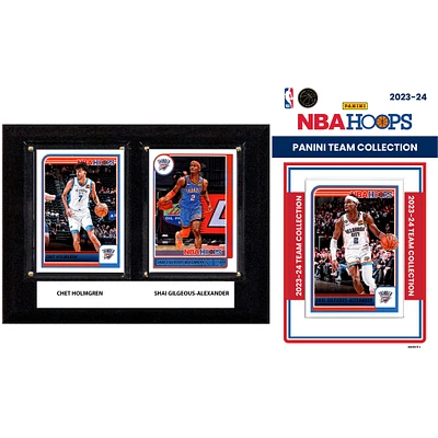 Oklahoma City Thunder 6" x 8" Player Plaque & 2023-24 Team Trading Card Set