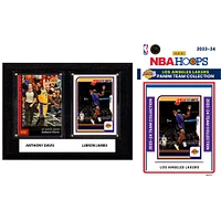 Los Angeles Lakers 6" x 8" Player Plaque & 2023-24 Team Trading Card Set