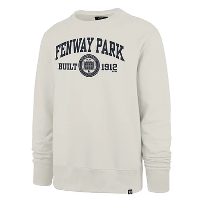 Men's '47 Natural Boston Red Sox Fenway Park Tonal Pullover Sweatshirt