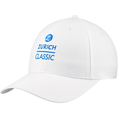 Men's Ahead Light White The Zurich Classic Frio Tech Adjustable Hat