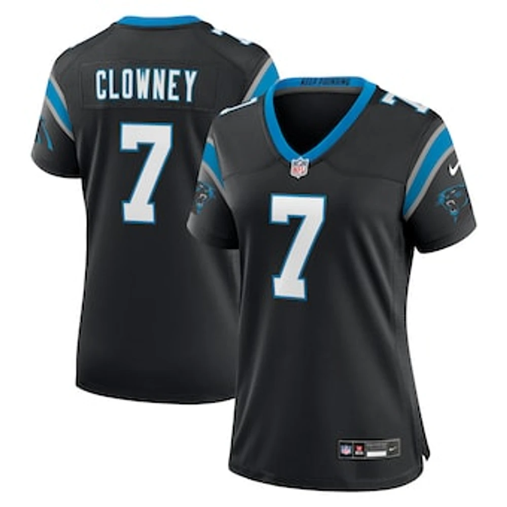 Women's Nike Jadeveon Clowney  Black Carolina Panthers Game Jersey