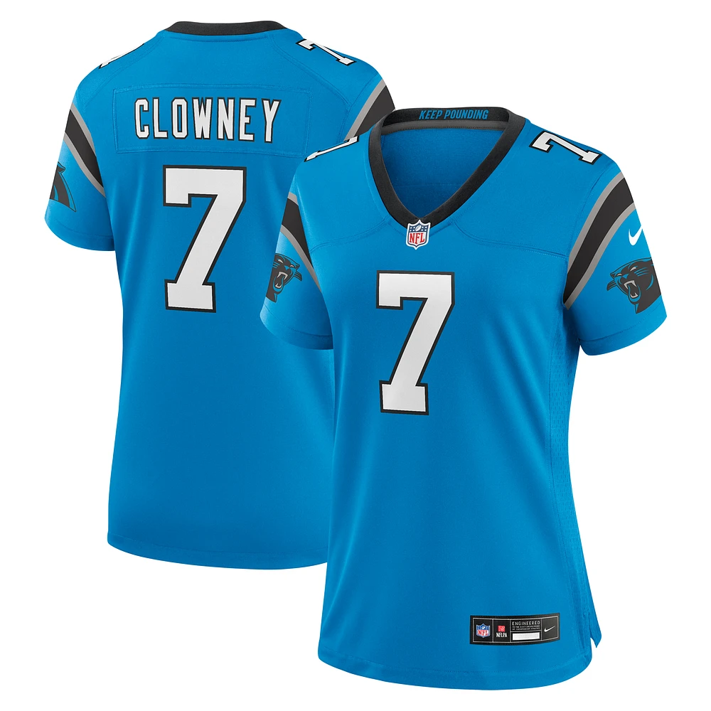 Women's Nike Jadeveon Clowney  Blue Carolina Panthers Alternate Game Jersey