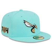 Men's New Era  Turquoise Charlotte Hornets 2024/25 City Edition Alternate 59FIFTY Fitted Hat