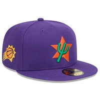 Men's New Era  Purple Phoenix Suns 2024/25 City Edition Alternate 59FIFTY Fitted Hat