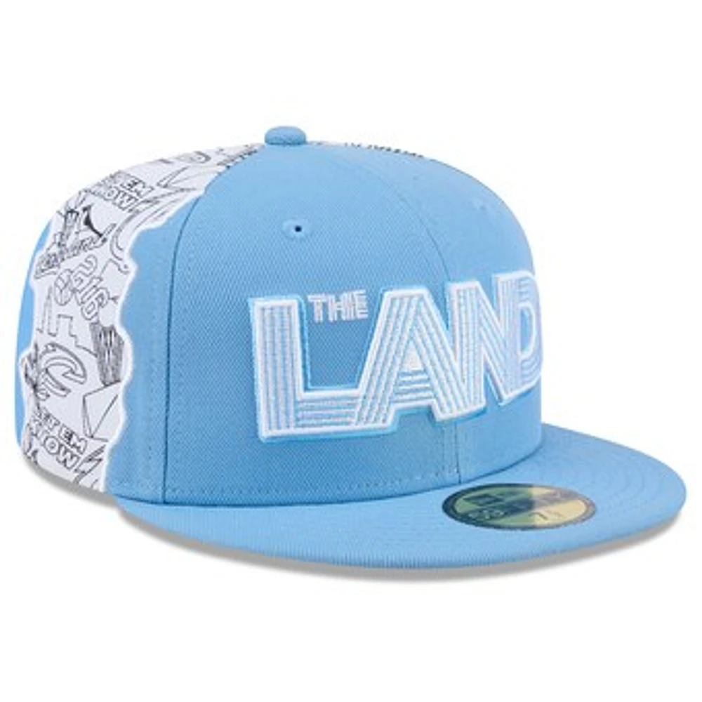 Men's New Era  Light Blue Cleveland Cavaliers 2024/25 City Edition 59FIFTY Fitted Hat