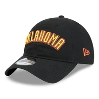 Men's New Era  Black Oklahoma City Thunder 2024/25 City Edition 9TWENTY Adjustable Hat