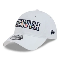 Men's New Era  White Denver Nuggets 2024/25 City Edition 9TWENTY Adjustable Hat