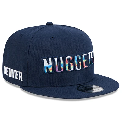 Men's New Era  Navy Denver Nuggets 2024/25 City Edition Alternate 9FIFTY Snapback Hat