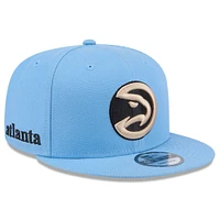 Men's New Era  Light Blue Atlanta Hawks 2024/25 City Edition Alternate 9FIFTY Snapback Hat