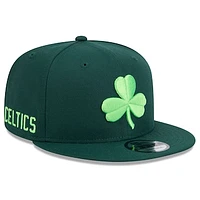 Men's New Era  Green Boston Celtics 2024/25 City Edition Alternate 9FIFTY Snapback Hat