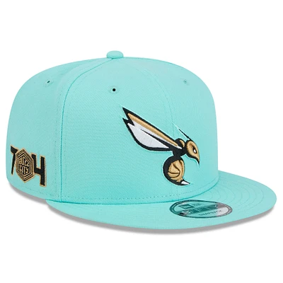 Men's New Era  Turquoise Charlotte Hornets 2024/25 City Edition Alternate 9FIFTY Snapback Hat