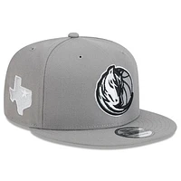 Men's New Era  Charcoal Dallas Mavericks 2024/25 City Edition Alternate 9FIFTY Snapback Hat