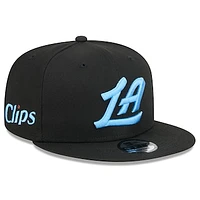 Men's New Era  Black LA Clippers 2024/25 City Edition Alternate 9FIFTY Snapback Hat