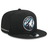 Men's New Era  Black Minnesota Timberwolves 2024/25 City Edition Alternate 9FIFTY Snapback Hat