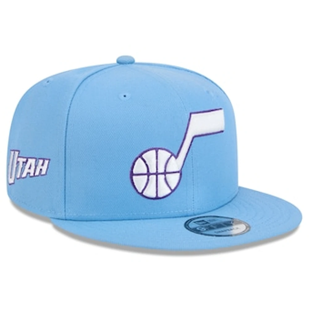 Men's New Era  Light Blue Utah Jazz 2024/25 City Edition Alternate 9FIFTY Snapback Hat