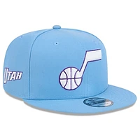 Men's New Era  Light Blue Utah Jazz 2024/25 City Edition Alternate 9FIFTY Snapback Hat