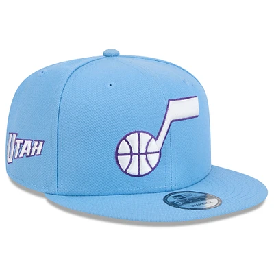 Men's New Era  Light Blue Utah Jazz 2024/25 City Edition Alternate 9FIFTY Snapback Hat