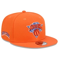 Men's New Era  Orange New York Knicks 2024/25 City Edition Alternate 9FIFTY Snapback Hat