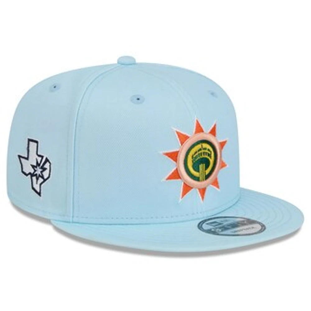 Men's New Era  Light Blue San Antonio Spurs 2024/25 City Edition Alternate 9FIFTY Snapback Hat